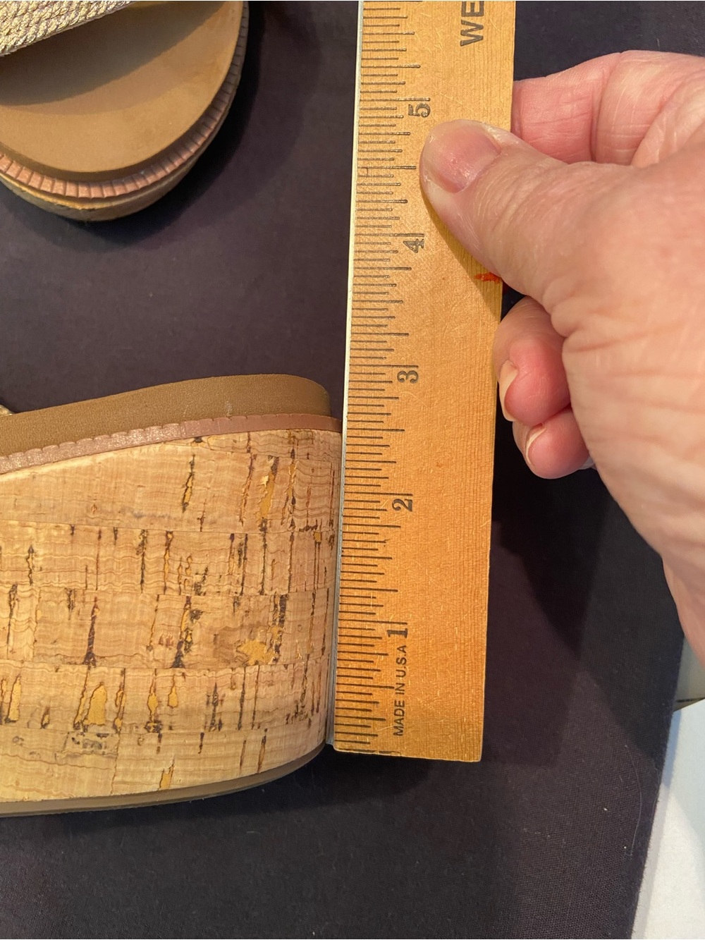 Corkys Gold Woven Slide Mules - Picture 3 of 5